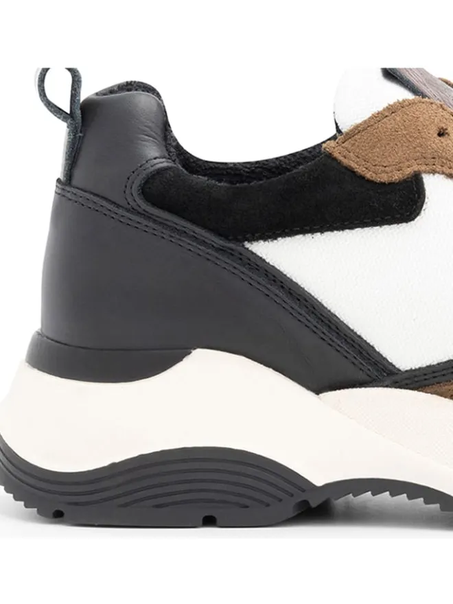mysa Sneakers^Leder-Sneakers "Rodanthe" in Weiß/ Braun