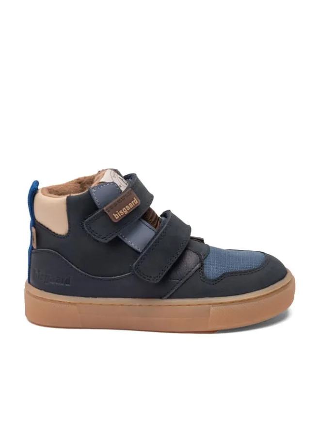 bisgaard Sneakers·Sneakers High^Leder-Sneakers "Roy" in Dunkelblau