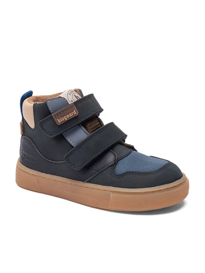 bisgaard Sneakers·Sneakers High^Leder-Sneakers "Roy" in Dunkelblau