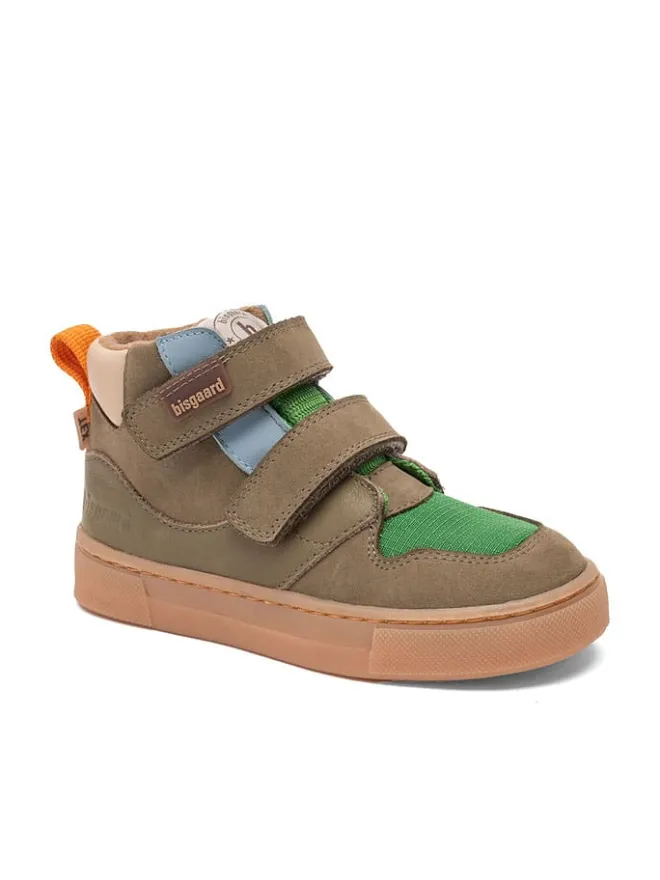 bisgaard Sneakers·Sneakers High^Leder-Sneakers "Roy" in Khaki
