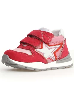 Naturino Sneakers·Sneakers Low|Sneakers^Leder-Sneakers "Roy" in Rot/ Rosa/ Weiß