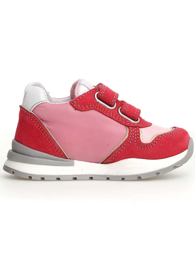 Naturino Sneakers·Sneakers Low|Sneakers^Leder-Sneakers "Roy" in Rot/ Rosa/ Weiß