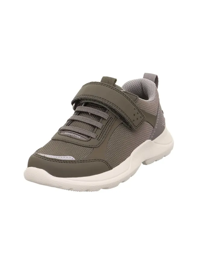 superfit Sneakers·Sneakers Low^Leder-Sneakers "Rush" in Khaki/ Grau