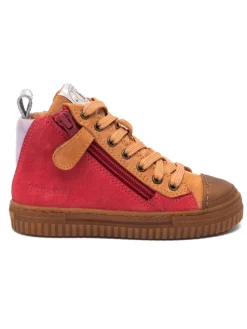 Leder-Sneakers "Ryan" in Pink/ Orange>bisgaard
