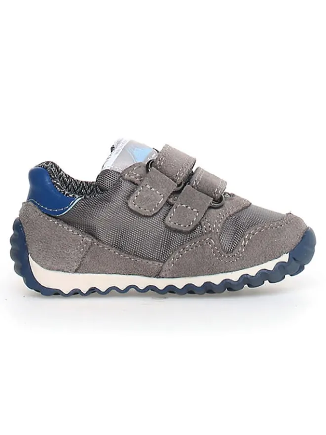 Leder-Sneakers "Sammy 2" in Blau/ Grau>Naturino