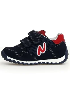 Leder-Sneakers "Sammy 2" in Schwarz/ Dunkelblau/ Rot>Naturino Best