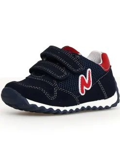 Leder-Sneakers "Sammy 2" in Schwarz/ Dunkelblau/ Rot>Naturino Best
