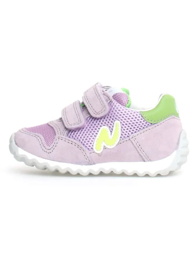Leder-Sneakers "Sanny" in Lila>Naturino Outlet