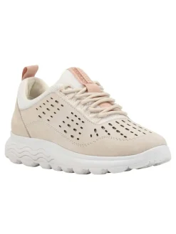 Leder-Sneakers "Spherica" in Beige/ Weiß>Geox Sale