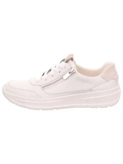 Legero Schnürschuhe^Leder-Sneakers "Sprinter" in Weiß