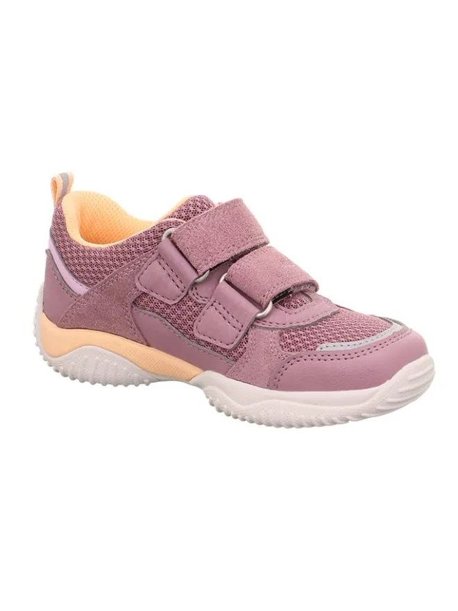 superfit Sneakers·Sneakers Low^Leder-Sneakers "Storm" in Rosa/ Orange