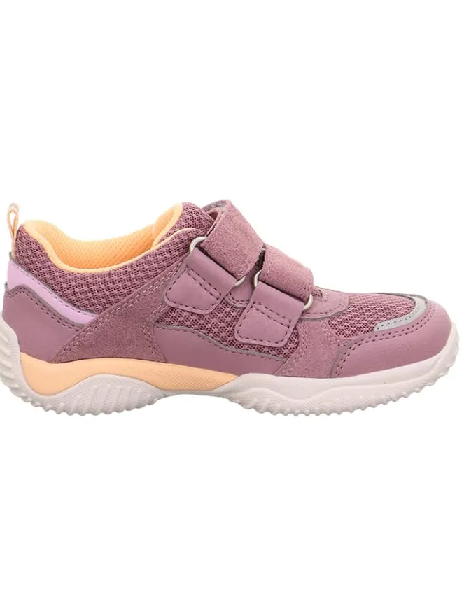 superfit Sneakers·Sneakers Low^Leder-Sneakers "Storm" in Rosa/ Orange