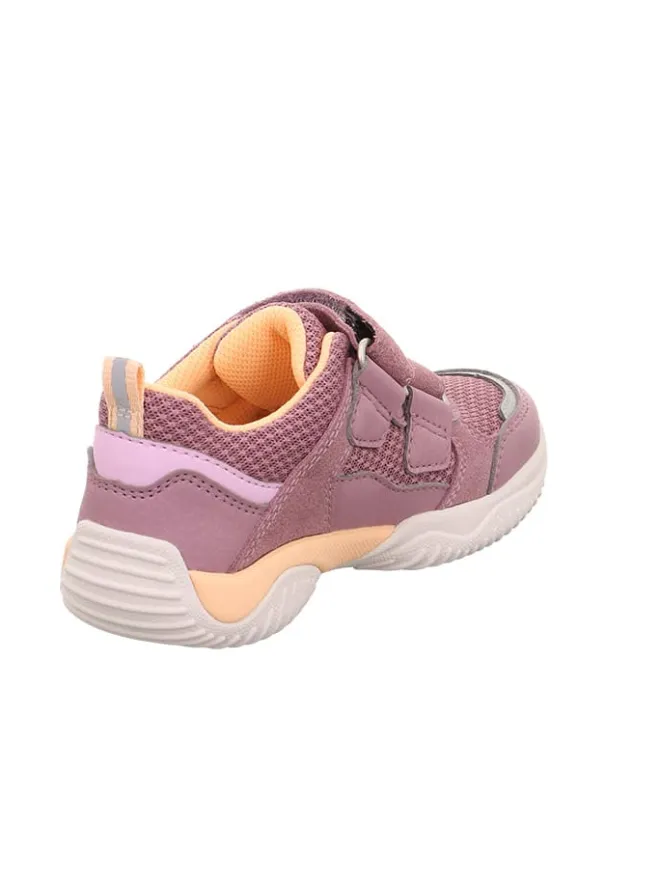 superfit Sneakers·Sneakers Low^Leder-Sneakers "Storm" in Rosa/ Orange