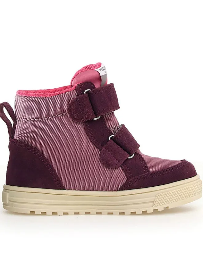 Leder-Sneakers "Tabby" in Lila/ Rosa>Naturino