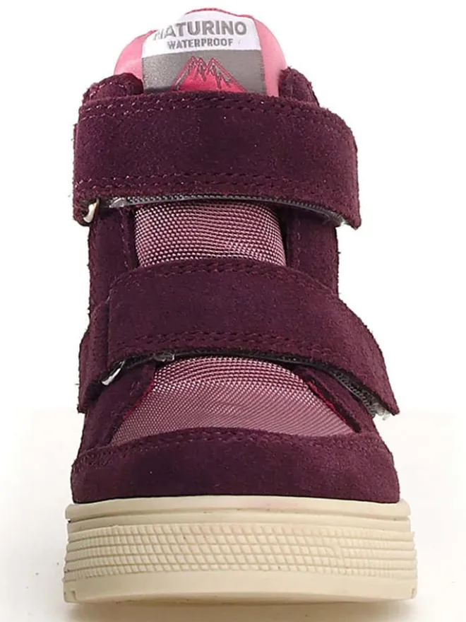 Leder-Sneakers "Tabby" in Lila/ Rosa>Naturino