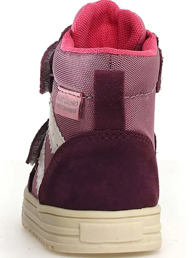 Leder-Sneakers "Tabby" in Lila/ Rosa>Naturino