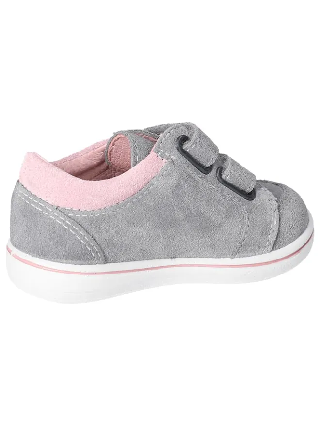 PEPINO Sneakers·Sneakers Low^Leder-Sneakers "Timmi" in Grau/ Rosa