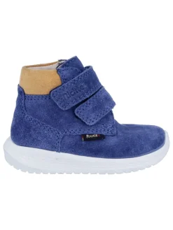 Richter Shoes Sneakers^Leder-Sneakers "Timmy" in Blau/ Beige