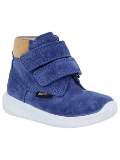 Richter Shoes Sneakers^Leder-Sneakers "Timmy" in Blau/ Beige
