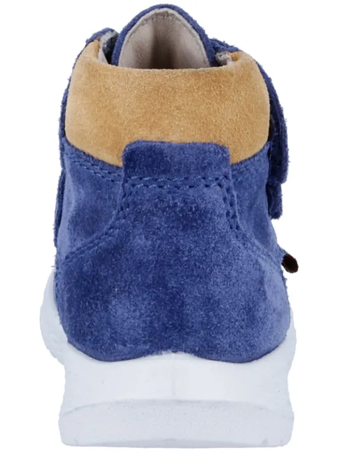 Richter Shoes Sneakers^Leder-Sneakers "Timmy" in Blau/ Beige