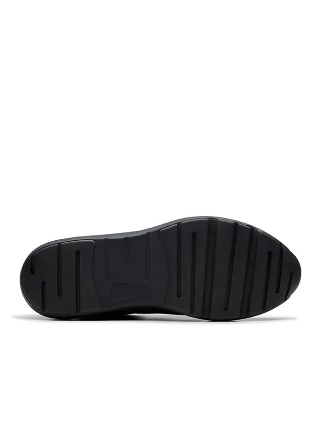 Leder-Sneakers "Tivoli Zip" in Schwarz>Clarks New
