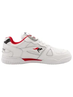 Leder-Sneakers "Ultralite Og Np" in Weiß/ Rot>KangaROOS Originals