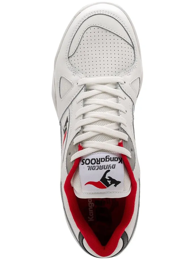Leder-Sneakers "Ultralite Og Np" in Weiß/ Rot>KangaROOS Originals