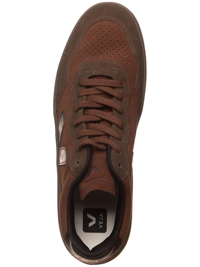 Leder-Sneakers "V 90" in Braun/ Schwarz>Veja Online