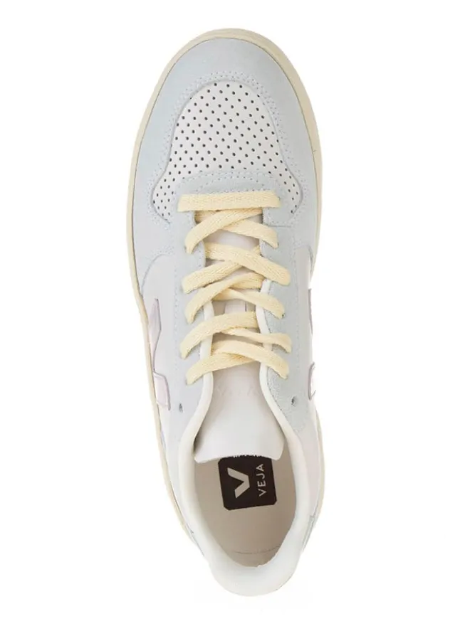 Veja Sneakers^Leder-Sneakers "V 10" in Türkis/ Rosa/ Grün