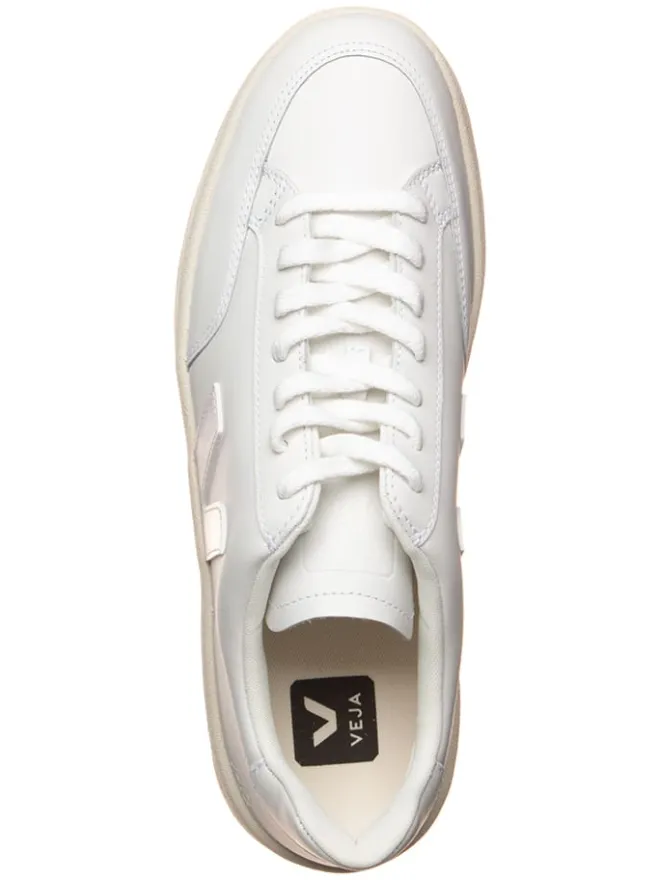 Leder-Sneakers "V 12" in Weiß>Veja Online