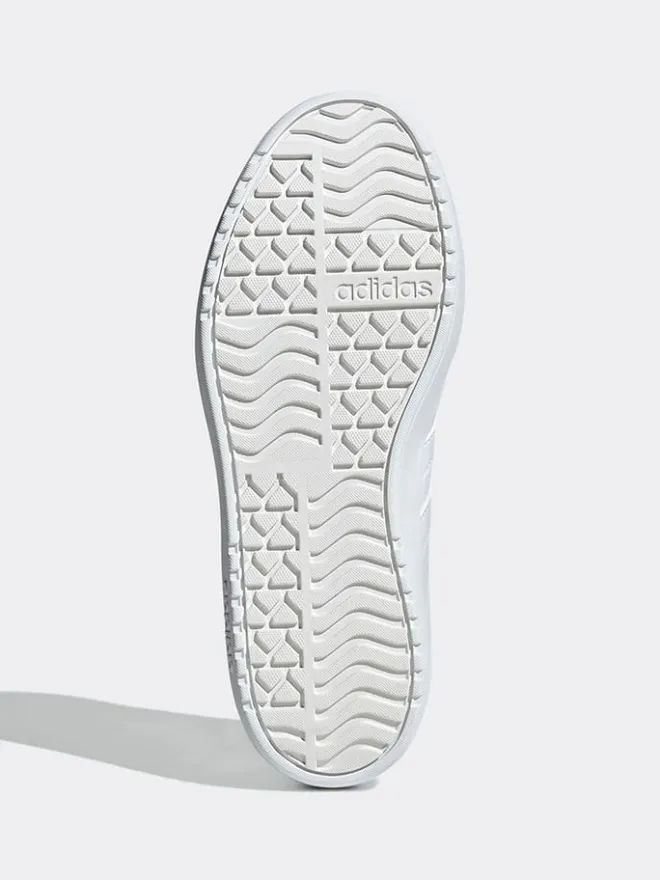 Leder-Sneakers "VL Court Bold" in Weiß/ Beige>adidas Online