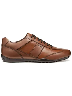 Leder-Sneakers "Wells" in Hellbraun>Geox Online