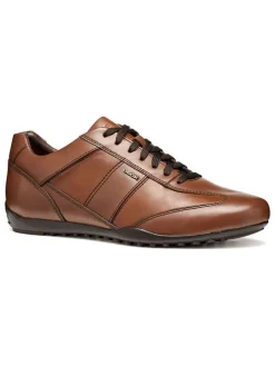 Leder-Sneakers "Wells" in Hellbraun>Geox Online