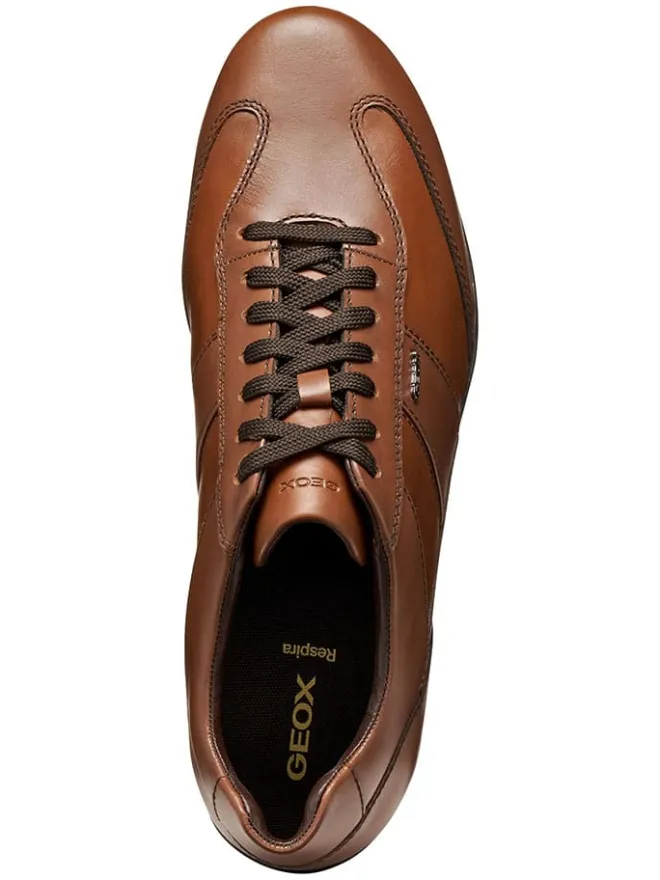 Leder-Sneakers "Wells" in Hellbraun>Geox Online