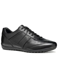 Geox Sneakers^Leder-Sneakers "Wells" in Schwarz