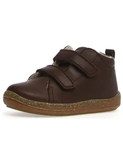Leder-Sneakers "Windy" in Dunkelbraun>Naturino Discount