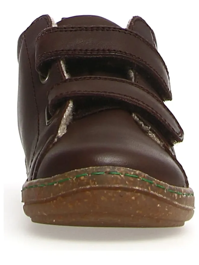 Leder-Sneakers "Windy" in Dunkelbraun>Naturino Discount
