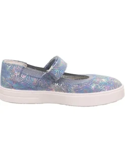 Leder-Spangeballerinas in Hellblau><noscript><img width=