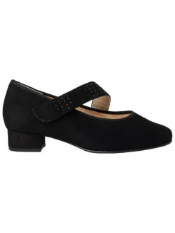 Leder-Spangenballerinas "Cordoba" in Schwarz>HASSIA Discount