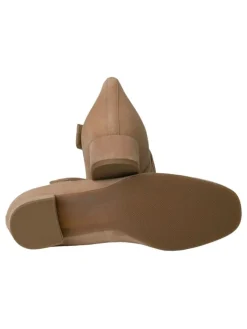 Leder-Spangenballerinas 