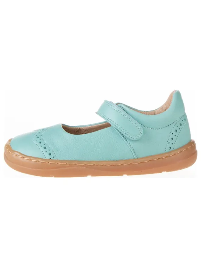 BO-BELL Ballerinas^Leder-Spangenballerinas in Türkis