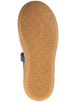 Leder-Spangenballerinas in Dunkelblau><noscript><img width=