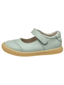 Leder-Spangenballerinas in Hellgrün>kmins Clearance