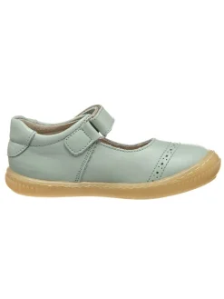 Leder-Spangenballerinas in Hellgrün>kmins Clearance