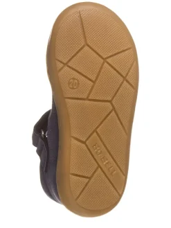 BO-BELL Halbschuhe^Leder-Spangenballerinas in Dunkelblau