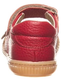 Leder-Spangenballerinas in Rot><noscript><img width=