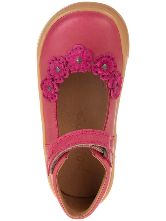 Leder-Spangenballerinas in Pink>POM POM Outlet