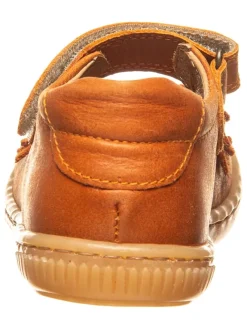 POM POM Ballerinas^Leder-Spangenballerinas in Orange