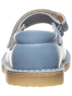 Leder-Spangenballerinas in Hellblau><noscript><img width=