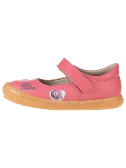 Leder-Spangenballerinas in Rosa>kmins Sale